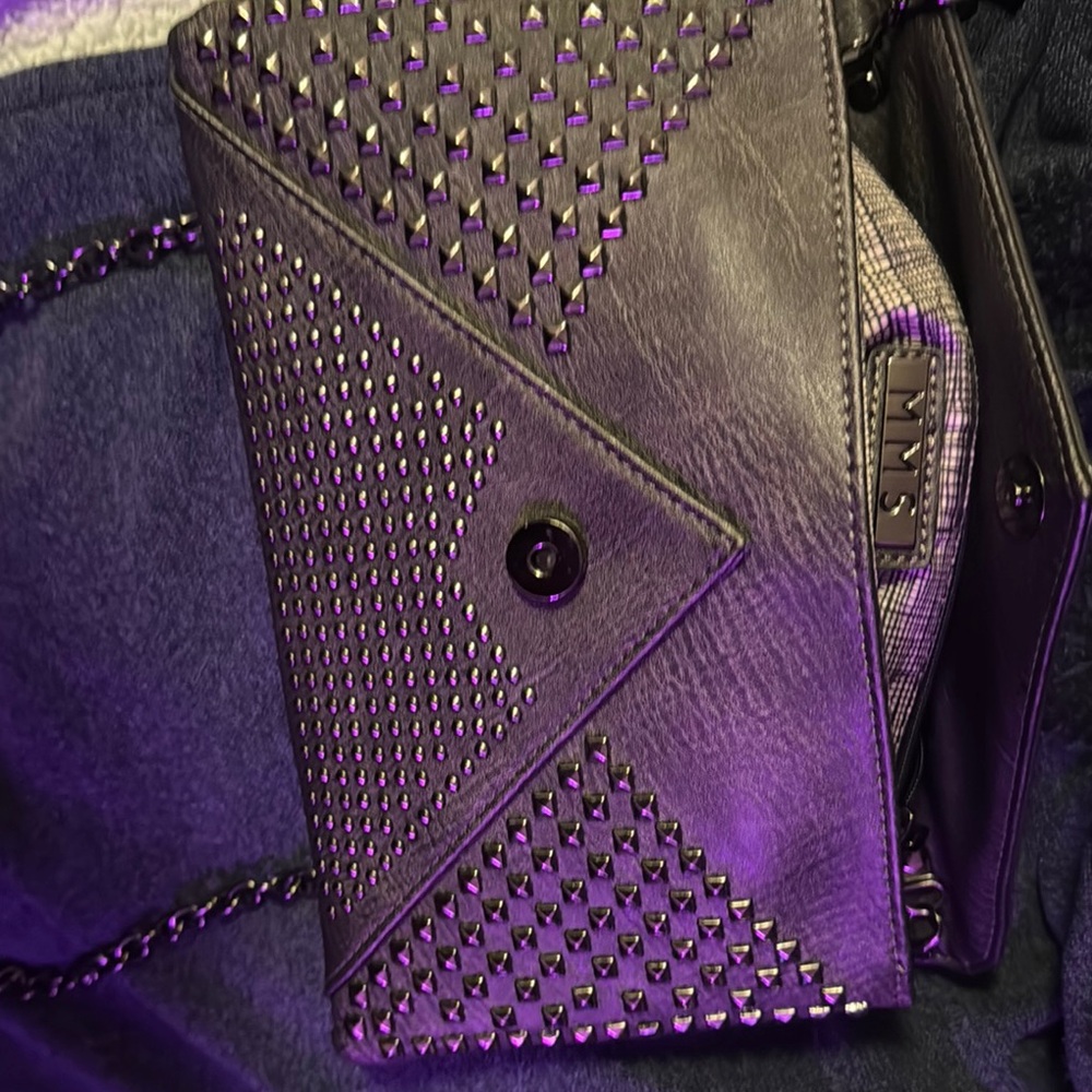 Ina Black Studded Women's Bag
